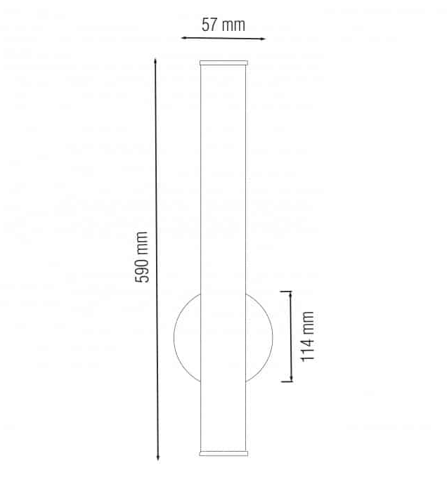 Світильник настінний для дзеркал STANDART LED 15W 4200K IP45 (s617027) - фото 3