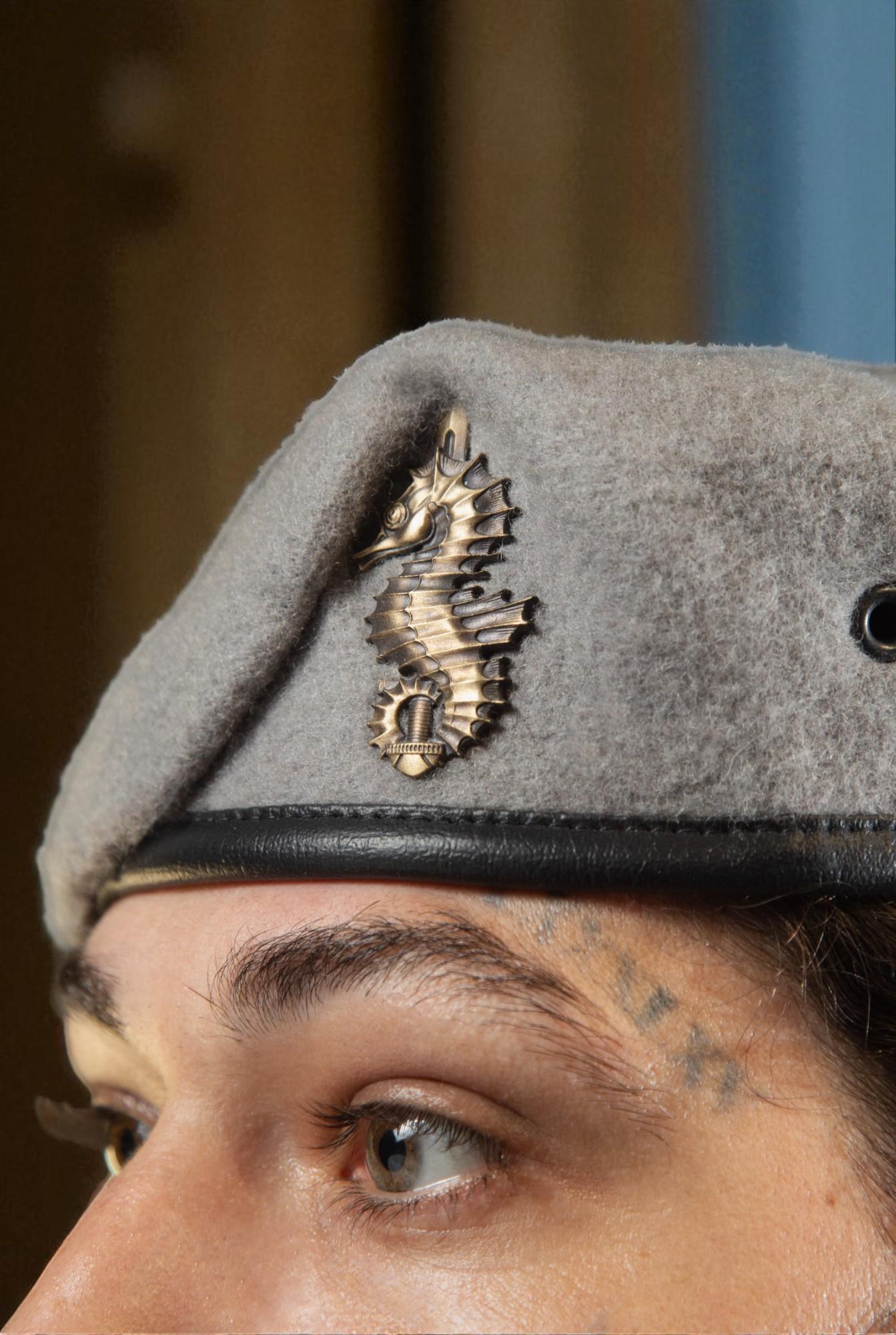 Берет 73 Морской Центр специальных операций XL/59-60 см Светло-серый (29052874) - фото 4 Берет 73 Морской Центр специальных операций XL/59-60 см Светло-серый (29052874) - фото 4