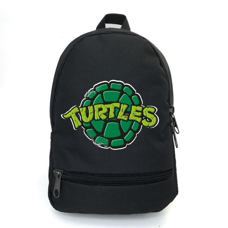 Школьный рюкзак Cappuccino Toys ninja turtle-014 с принтом Черепашки ниндзя 12,5 л Черный (1381809881)