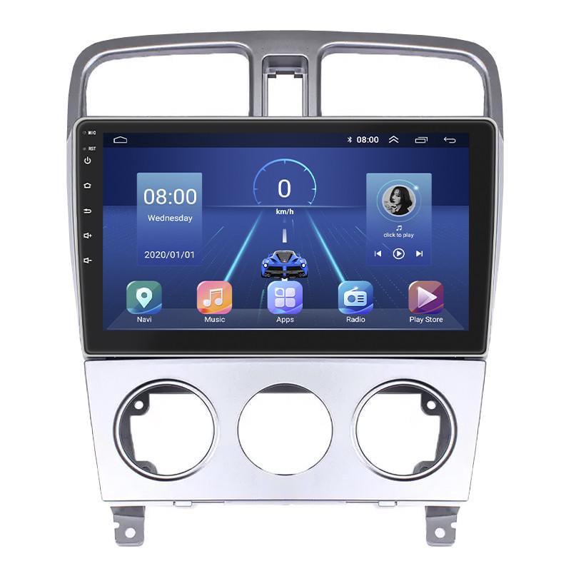 Автомагнитола штатная Lesko для Subaru Forester II 2002-2005 9" 4/32Gb 4G Wi-Fi GPS Top MOB