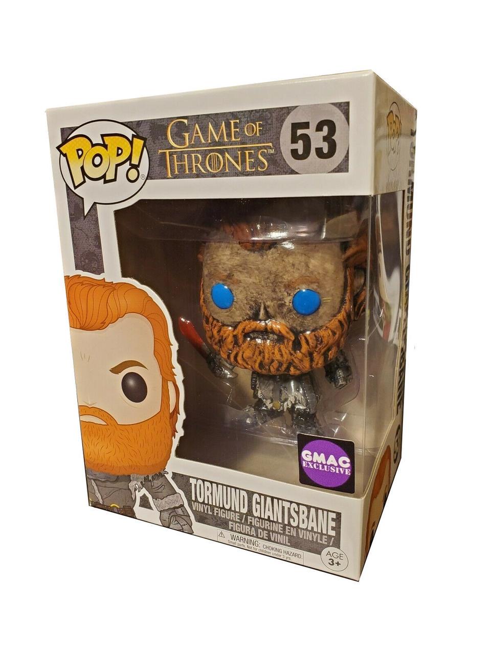 Дитяча ігрова фігурка Funko Pop Exclusive Tormund Giantsbane 10 см (GT TG 53)