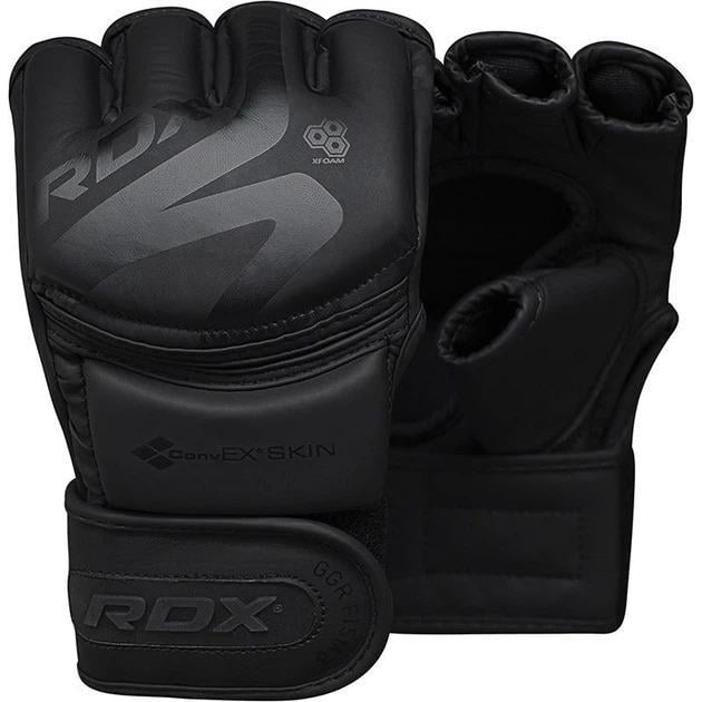 Рукавички для MMA RDX GRAPPLING GLOVES F15 XL Чорний (GGR-F15MB XL)