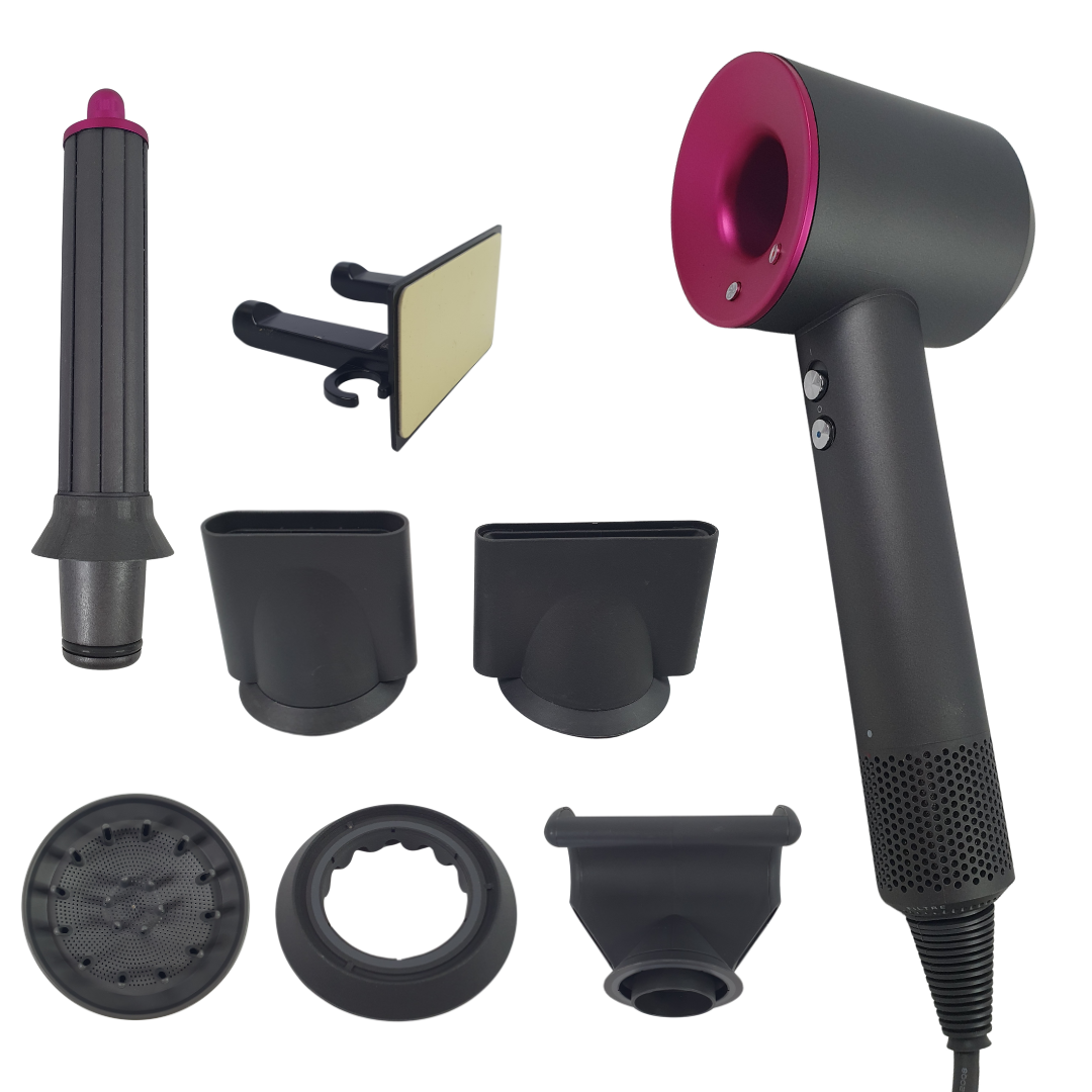 Фен Super Hair Dryer S50-D81-Rose з 3 режимами потужності та функцією холодного повітря 1600 Вт (20870178) - фото 12