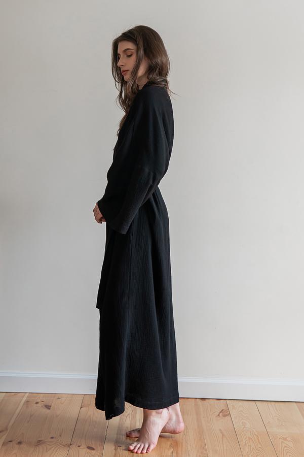 Халат мусліновий FORLY Darkness ONE (ML0035-16-04) - фото 3 Халат мусліновий FORLY Darkness ONE (ML0035-16-04) - фото 3