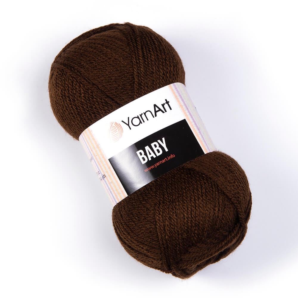 Пряжа YarnArt Baby 1182 Коричневий (5991)