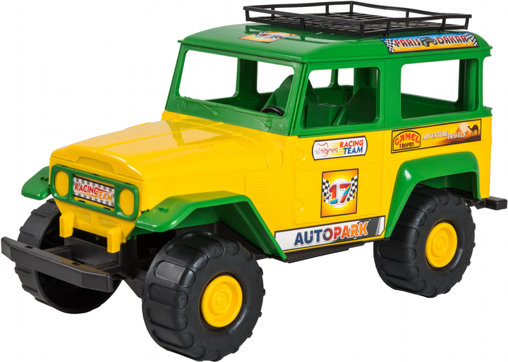 Іграшкова машинка Tigres Джим Гранд Сафарі з пластику 38 см Зелений (150-98-39522)