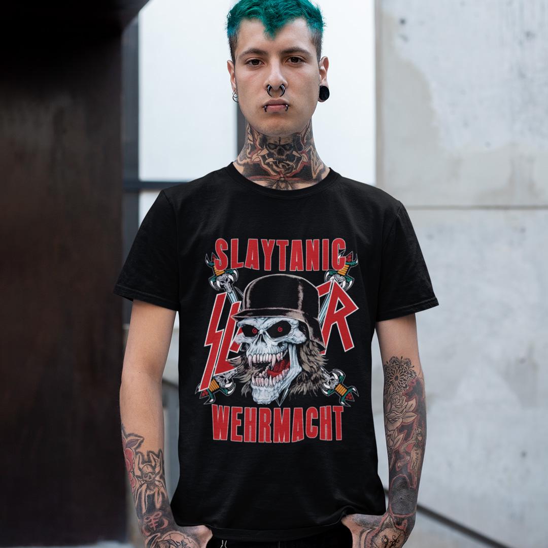 Футболка унісекс Slayer Slaytanic Wehrmacht 4XL Чорний (0000010077)