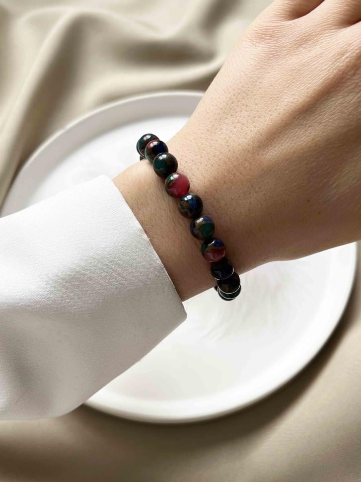 Браслет из камней варисцита (4333)