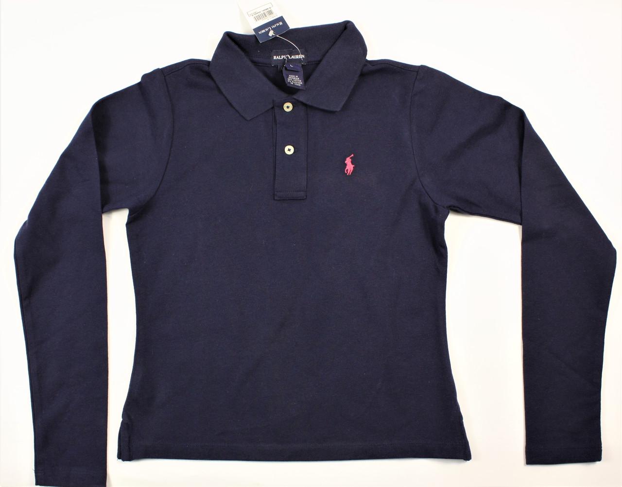 Поло для підлітків з рукавом Polo Ralph Lauren Children 8-10 років Синій (1783097034)