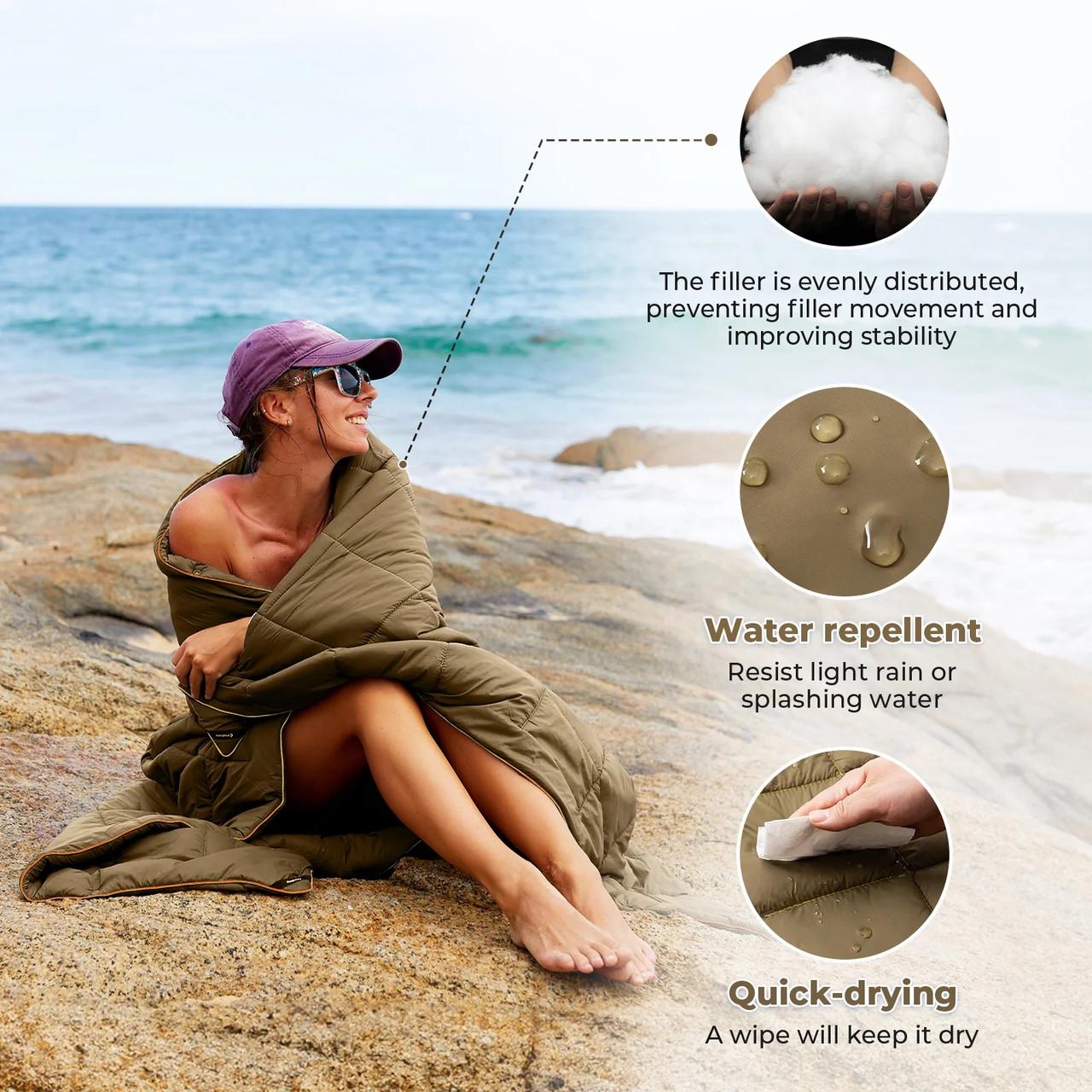 Одеяло туристическое KingCamp Smart 150 KS2432 Olive (KS2432_OLIVE) - фото 4 Одеяло туристическое KingCamp Smart 150 KS2432 Olive (KS2432_OLIVE) - фото 4