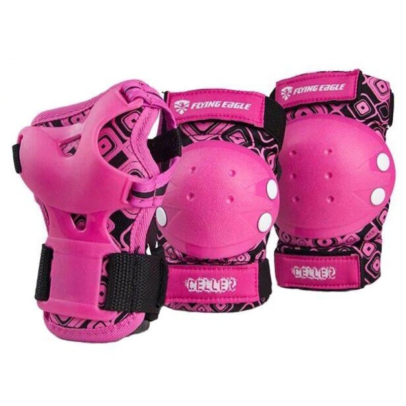 Комплект защиты детский Flying Eagle Celler Pro Junior Розовый (FECellerpink)