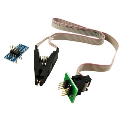 Адаптер зажим для USB программатора SOIC8/SOP8 (03820a96) Адаптер зажим для USB программатора SOIC8/SOP8 (03820a96)