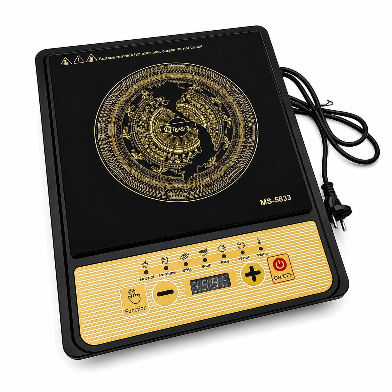 Индукционная плита Domotec MS-5833 2000 Вт оа (M1192)