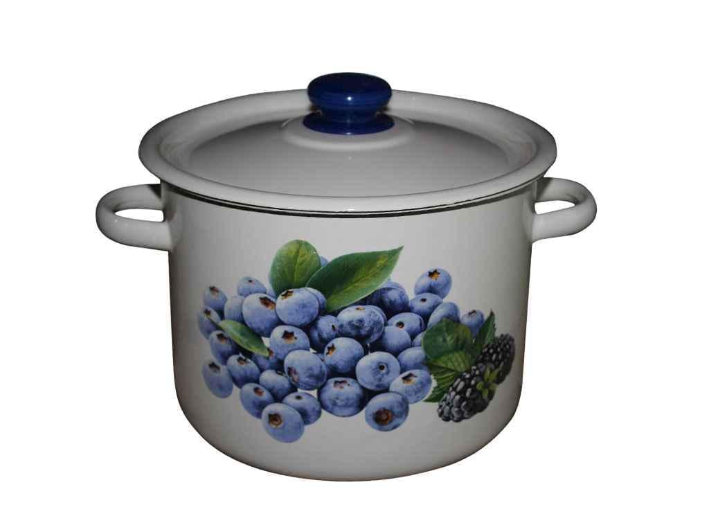 Кастрюля Idilia Голубика 5,5 л Молочный (I1617)