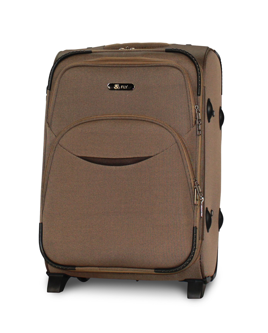 Чемодан ручная кладь Fly 1708 малый на 2 колесах 54х35х22 см Бежевый