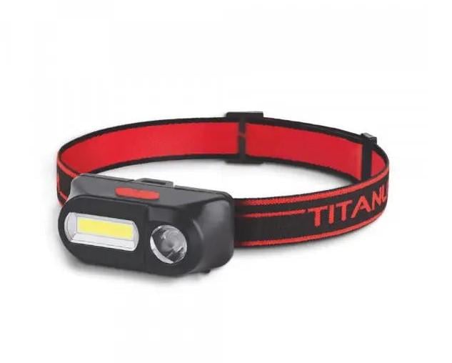 Ліхтарик налобний світлодіодний TITANUM TLF-H03 180Lm 6500K (TLF-H03)