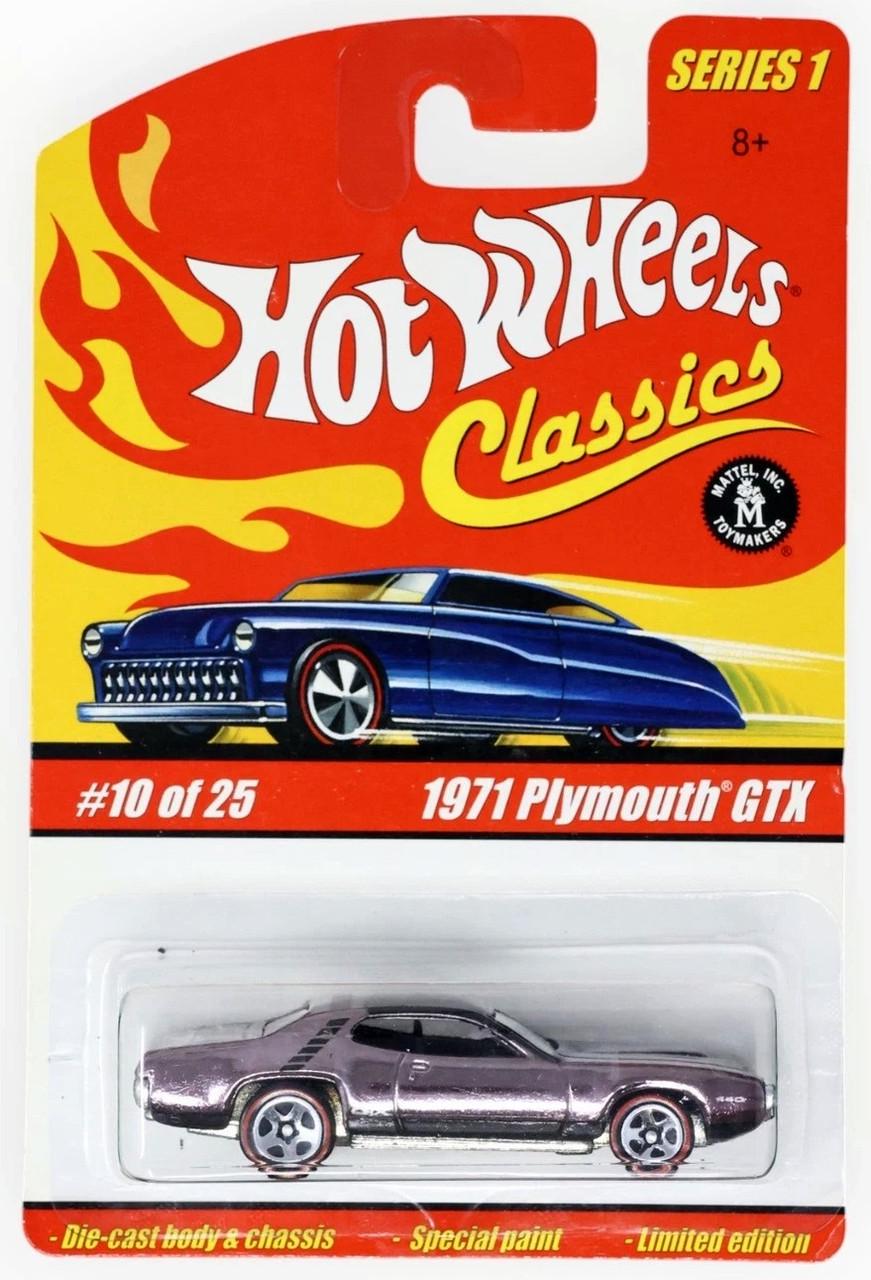 Игрушечная машинка Hot Wheels 1971 Plymouth GTX 2005 Classics Series 1 10/25 Purple (H7075- p)