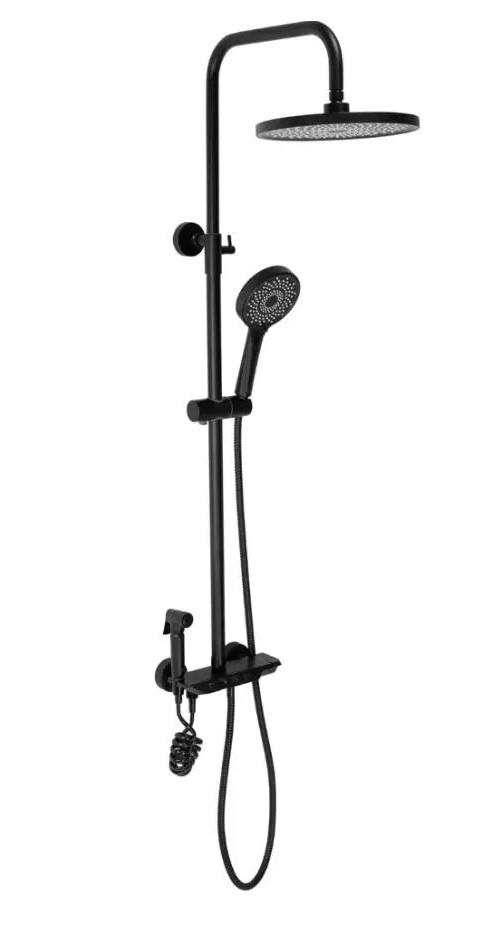 Душевой гарнитур Rea Max Черный (Rea-P6615)