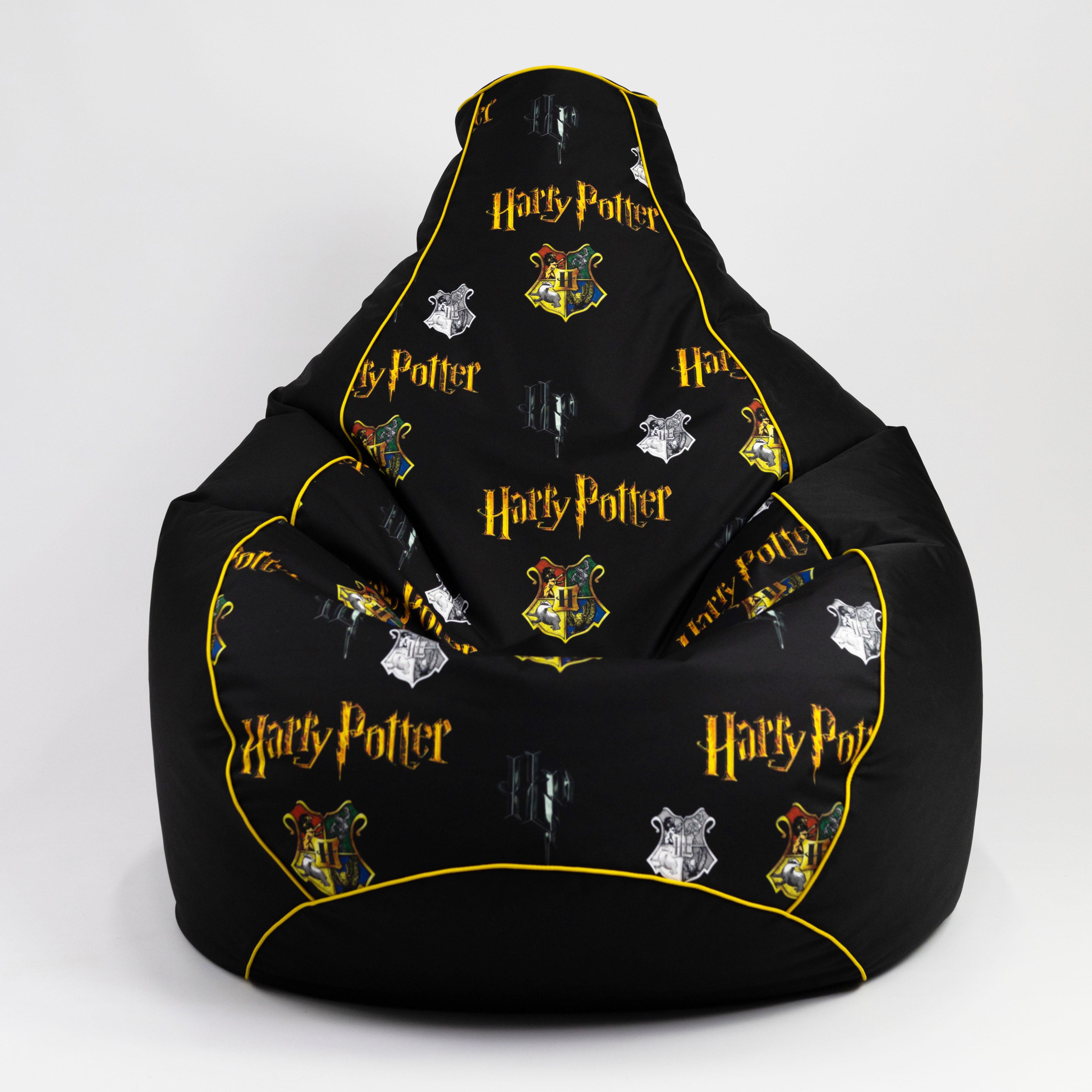 Бескаркасное кресло-мешок и подушечка Flex Oksford Harry Potter с кантиком ХXL 140х100 см (100033) - фото 3