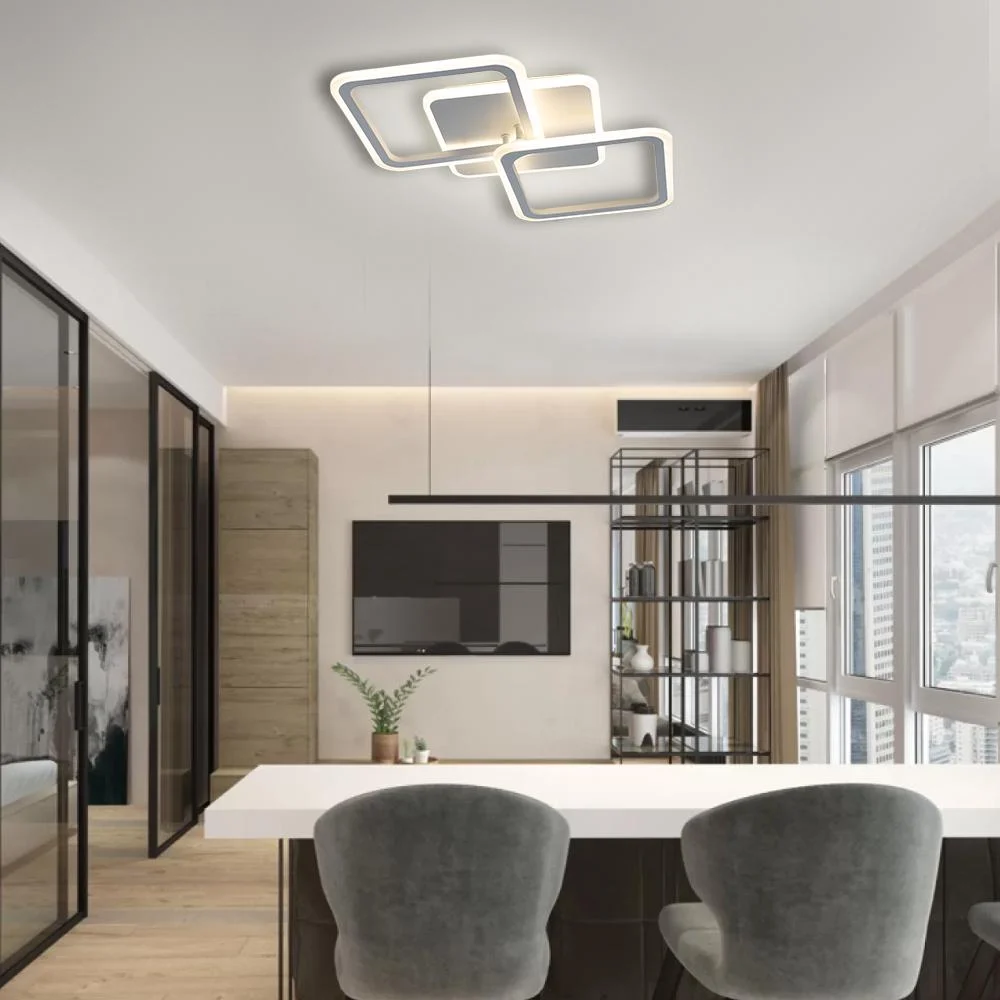 Люстра ESLLSE MOKA 3S LED 62 Вт 550x310x72 мм Белый (10566) - фото 6