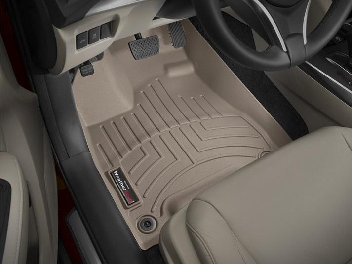 Килимки автомобільні передні лайнери WeatherTech 455761 Acura MDX 2014-2016 Бежевий (1185134924)