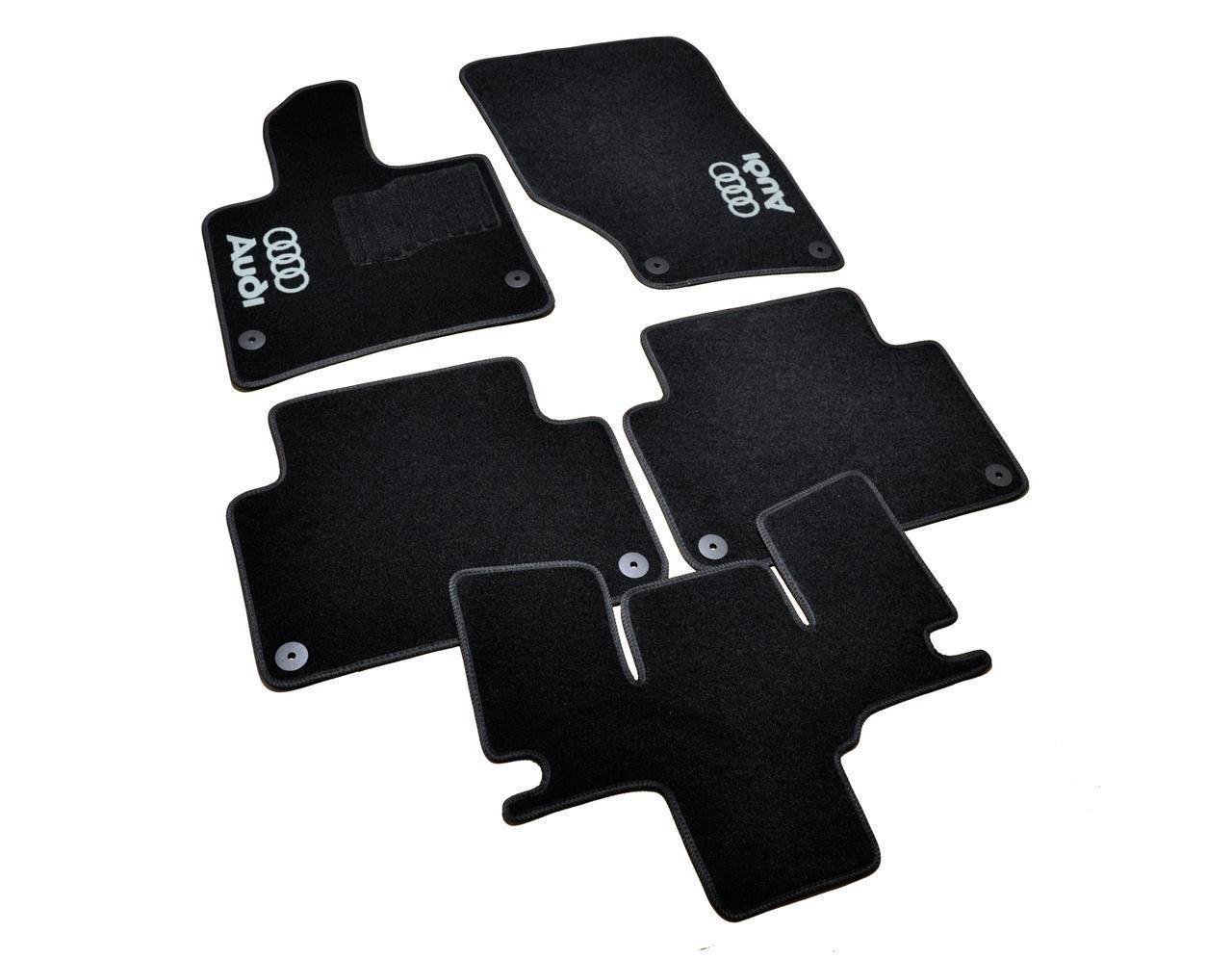 Килимки в салон ворсові для Audi Audi Q7 2006-2015 5 шт. Чорний (1398312900)