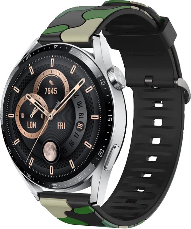 Ремінець Tactic Camouflage Huawei Watch GT3 46 мм Green (32940-08)