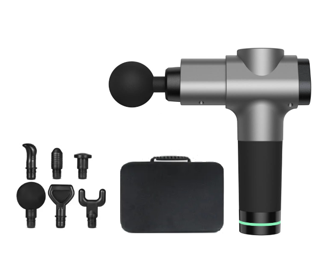 Массажер перкуссионный Massage Gun PRO 7 Silver