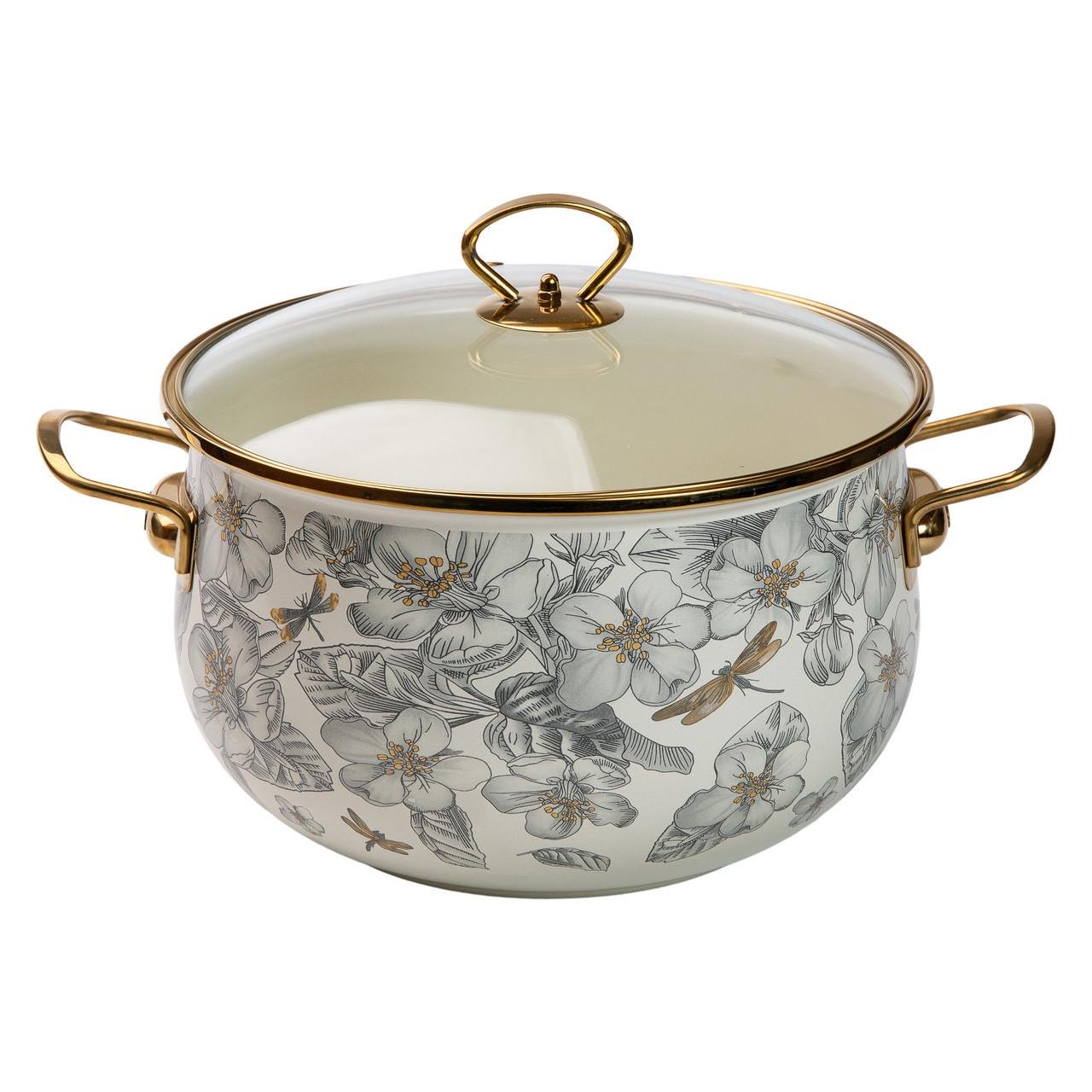 Кастрюля эмалированная YIWU 6,5 л (2431235715)