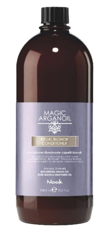 Кондиционер для сияния светлых волос Nook Magic Arganoil Ritual Blonde Conditioner 1000 мл Кондиционер для сияния светлых волос Nook Magic Arganoil Ritual Blonde Conditioner 1000 мл