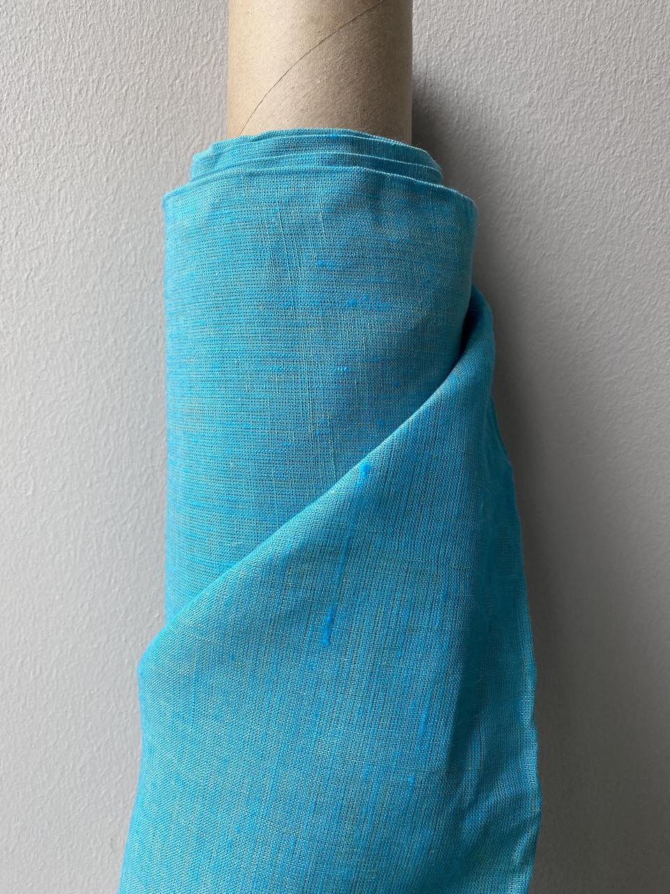 Ткань для постельного белья LINEN PLUS льняная 260 см 1/3 Голубой меланж - фото 3 Ткань для постельного белья LINEN PLUS льняная 260 см 1/3 Голубой меланж - фото 3