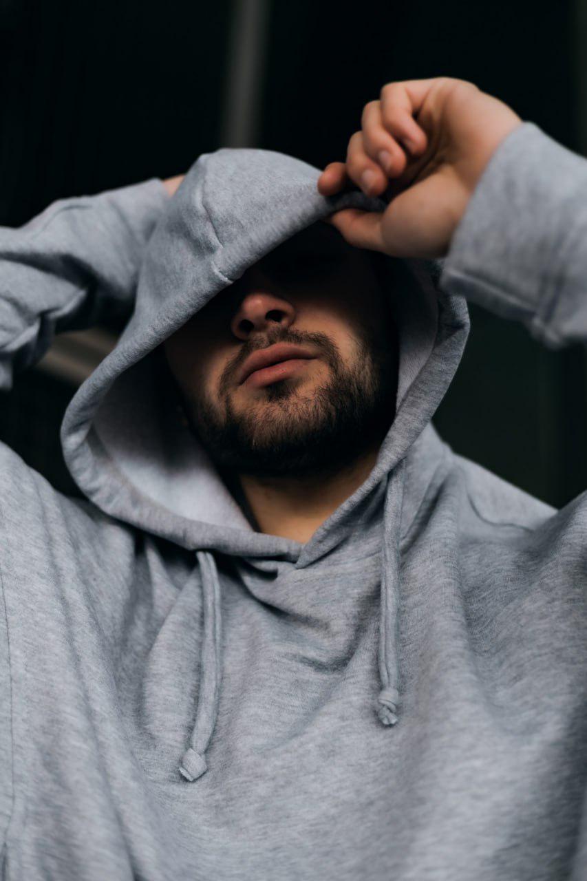 Худі чоловічий Stroper оверсайз XL Сірий (8923) - фото 2 Худі чоловічий Stroper оверсайз XL Сірий (8923) - фото 2