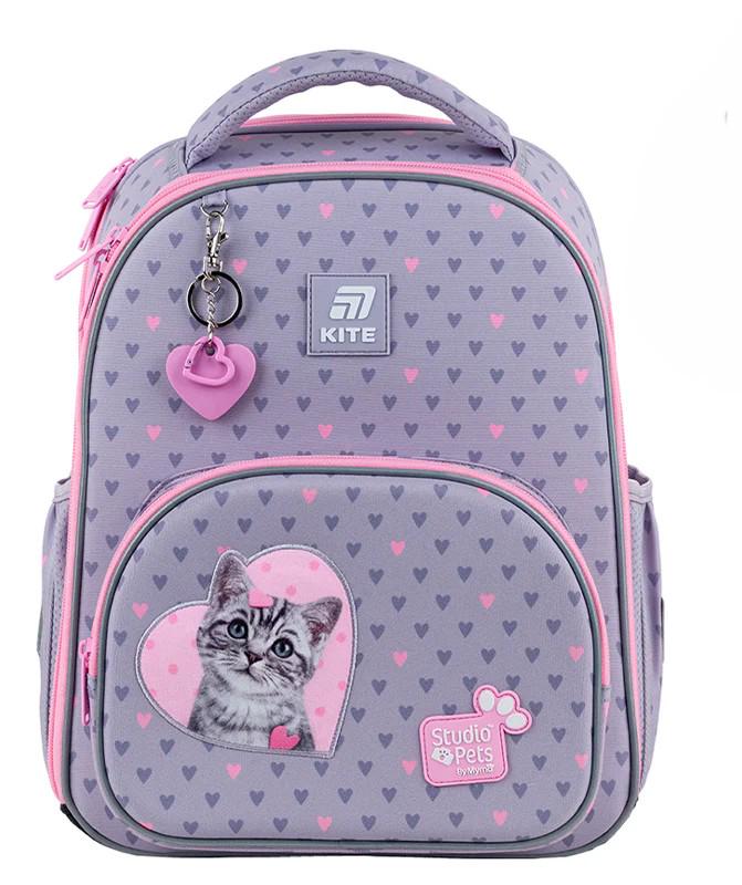Рюкзак школьный каркасный KITE Education Studio Pets (SP25-556M)