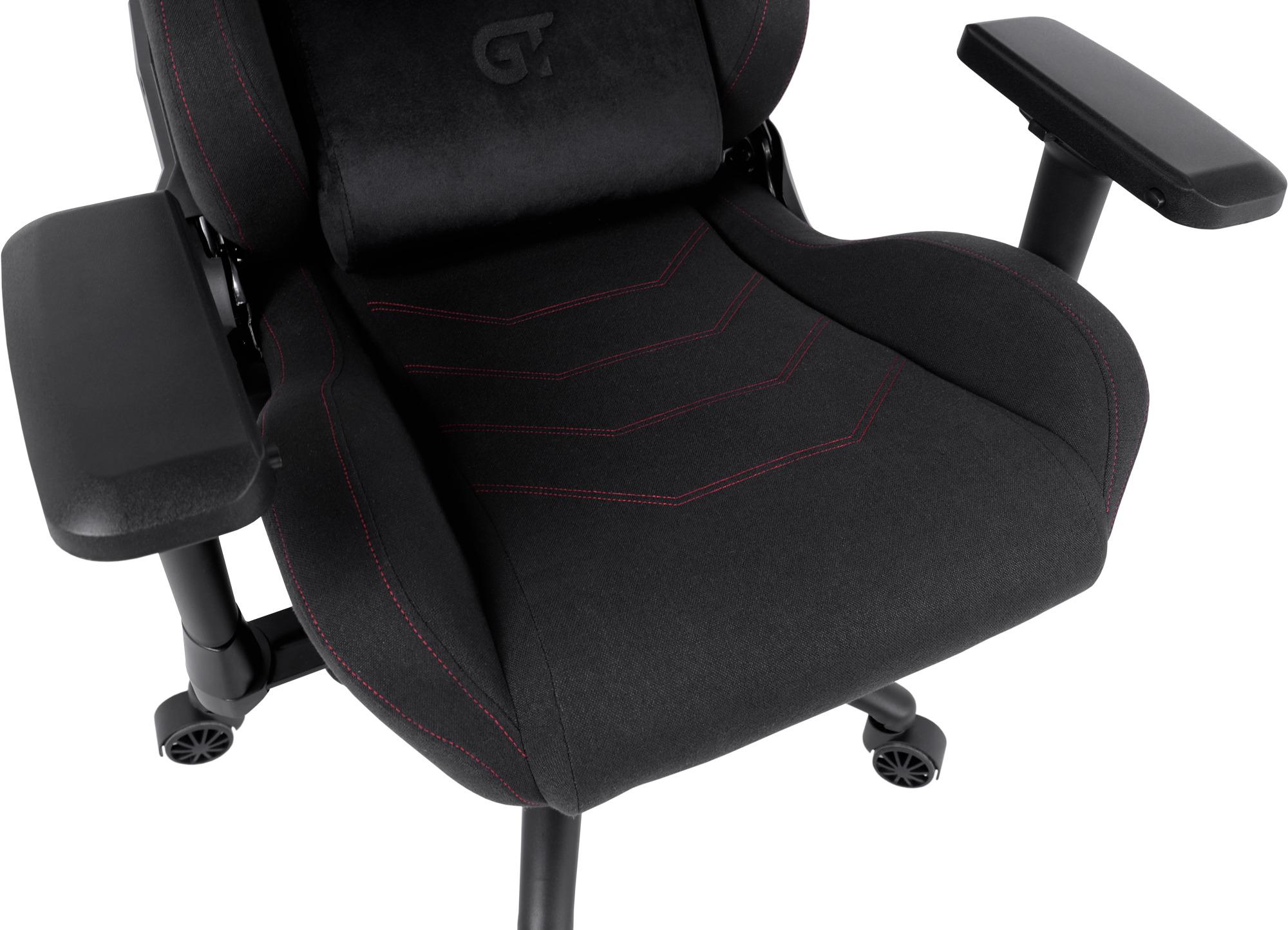 Кресло геймерское GT Racer X-8004 Fabric Black - фото 7