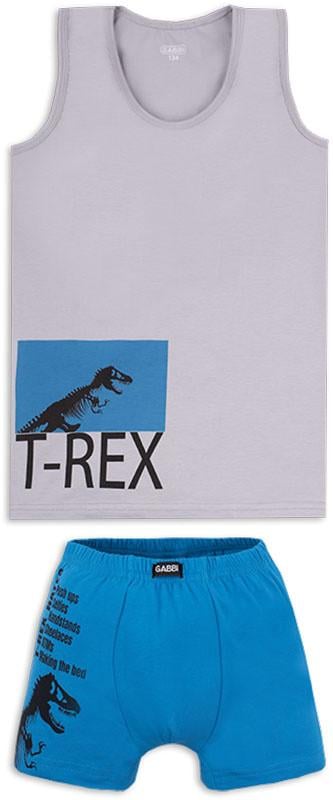 Комплект белья детский для мальчика хлопковый Gabbi КТМ-20-7 140 см Серый (12054)