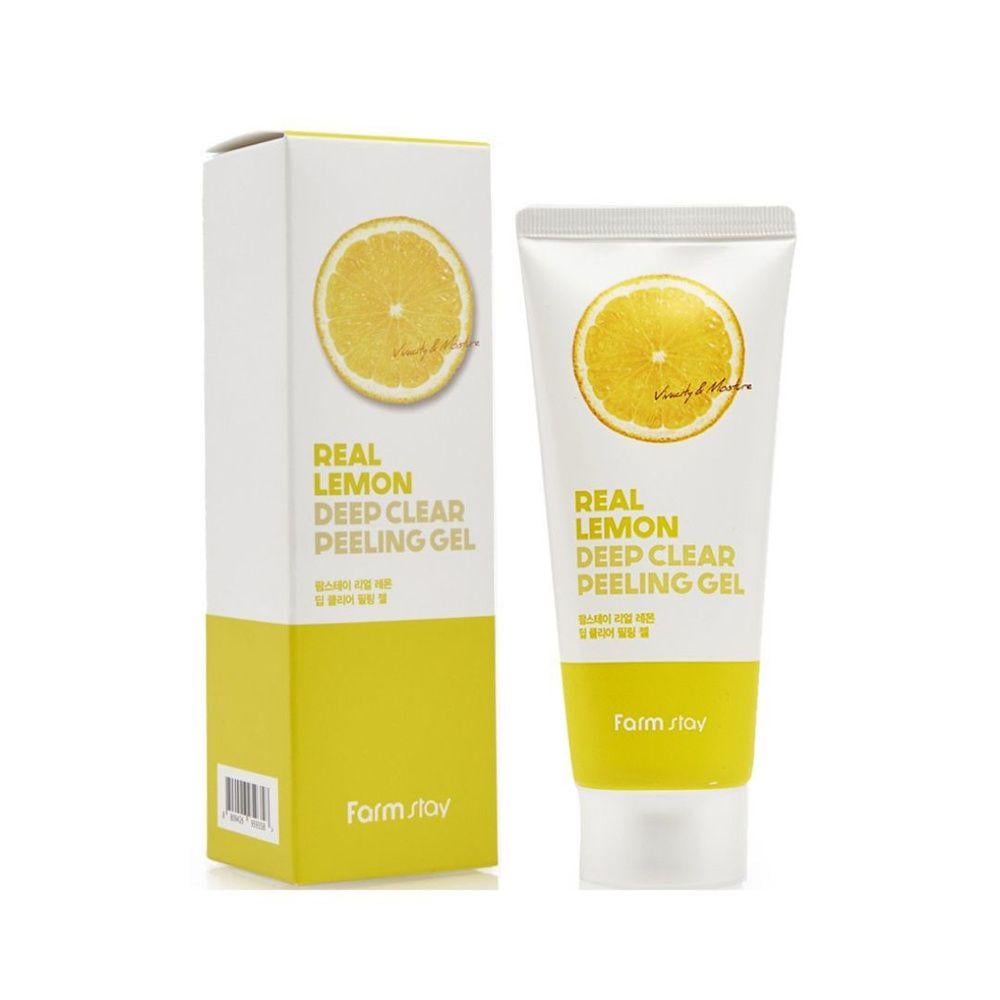 Пілінг-гель для обличчя FarmStay Real Lemon Deep Clear Peeling Gel 100 мл (8809809801014)