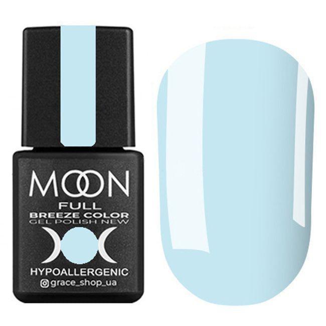 Гель-лак Moon Full Breeze Color 8 мл №416 Светлый аквамарин эмаль