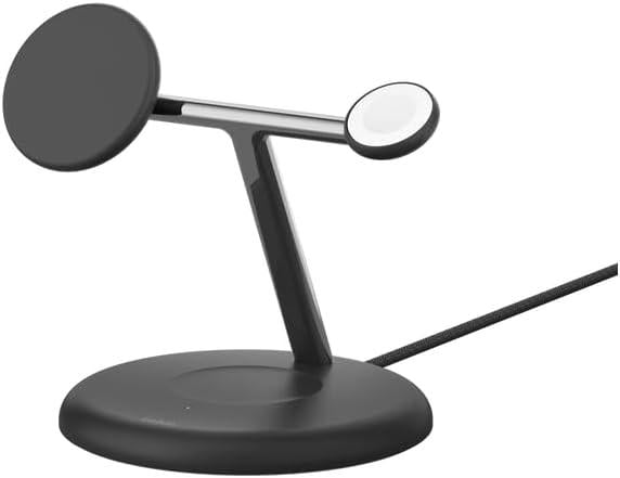 Зарядное устройство беспроводное Belkin 3в1 Magnetic Qi2 15 Вт Черный (WIZ023VFBK) - фото 1 Зарядное устройство беспроводное Belkin 3в1 Magnetic Qi2 15 Вт Черный (WIZ023VFBK) - фото 1