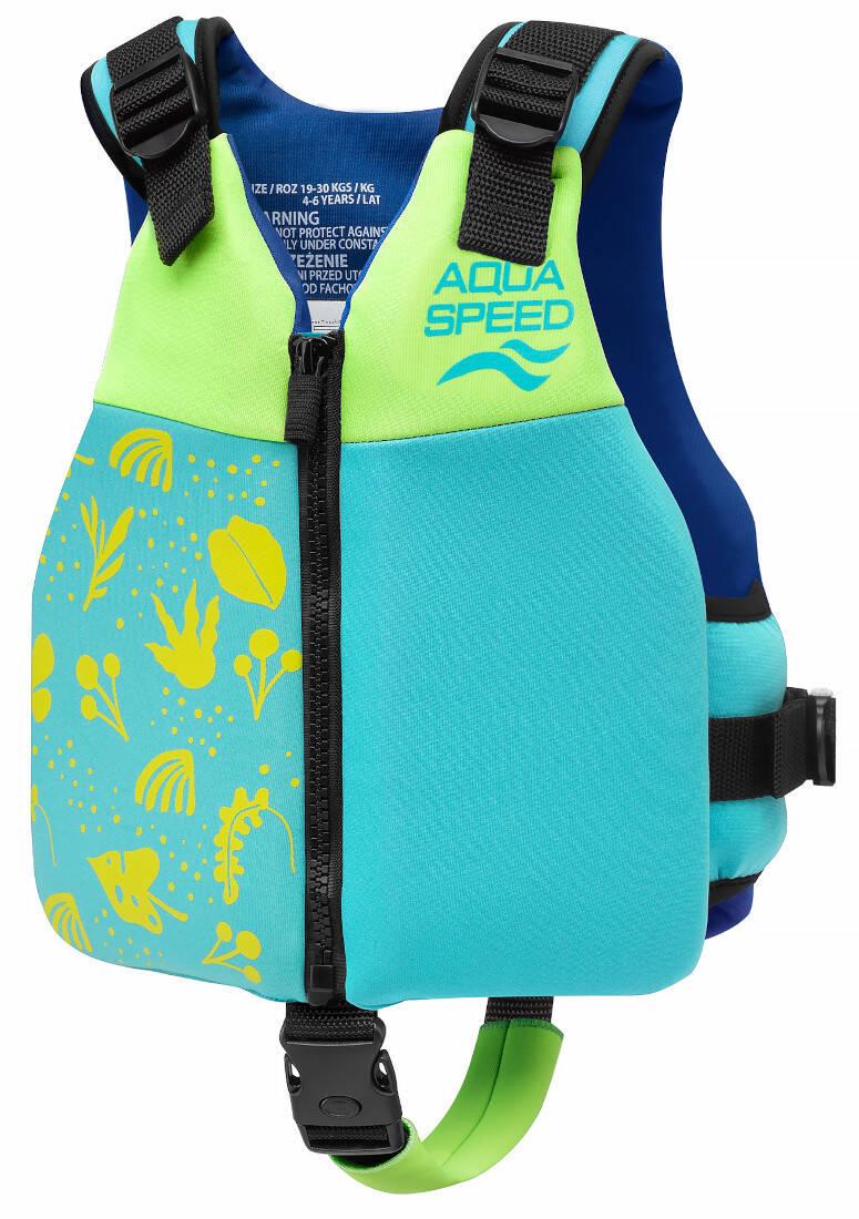 Жилет детский для плавания Aqua Speed Safe Splash 15-19 кг Бирюзовый (626-02 15-19)
