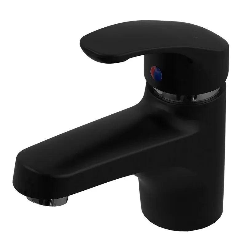 Смеситель для раковины PLAMIX Fidel-001 однорычажный Черный матовый (PM0660) Смеситель для раковины PLAMIX Fidel-001 однорычажный Черный матовый (PM0660)