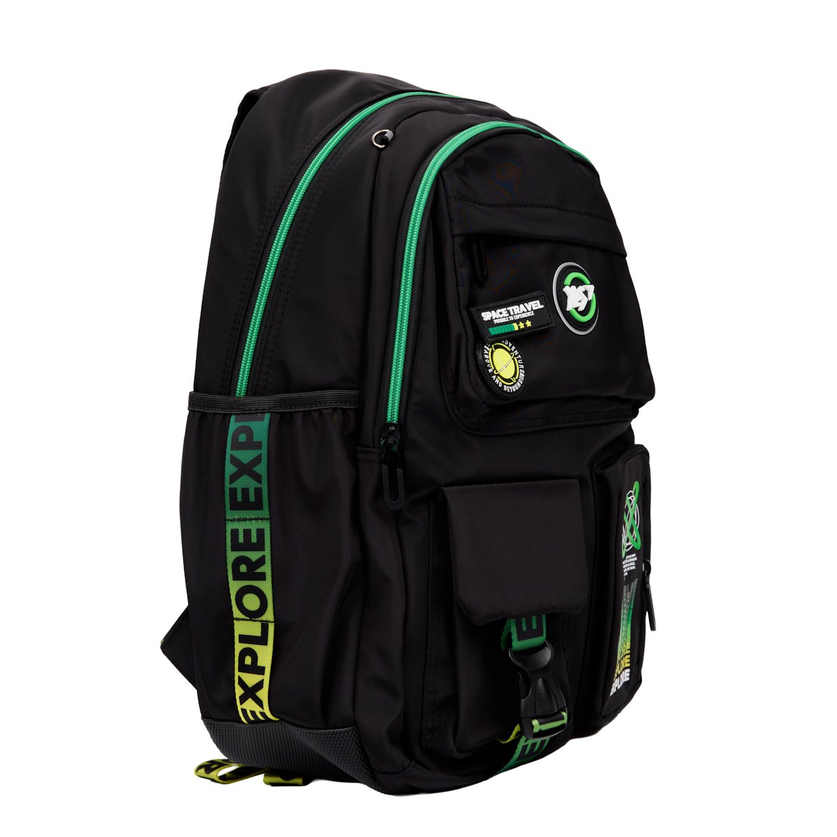 Рюкзак школьный YES TS-43 Explore 43х30х16 см Черный (559995)