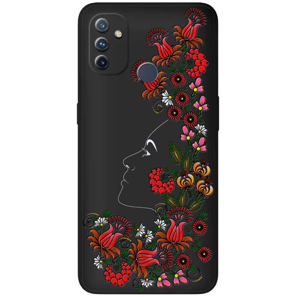 Чехол Boxface OnePlus Nord N100 3D Ukrainian Muse Черный силикон (42753-bk64-44165)