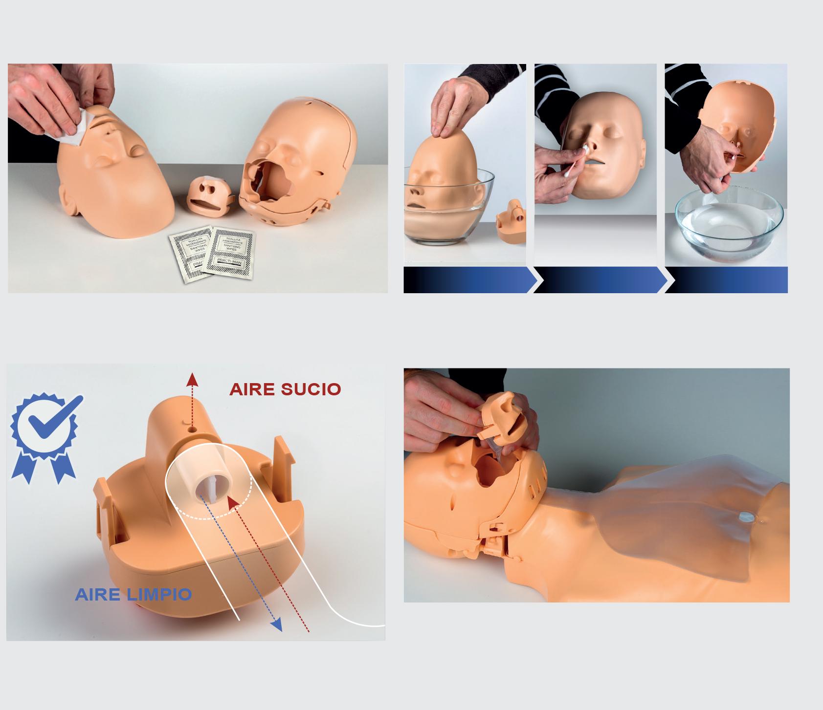 Тренажер для серцево-легеневої реанімації Practiman Advance (26937114) - фото 4