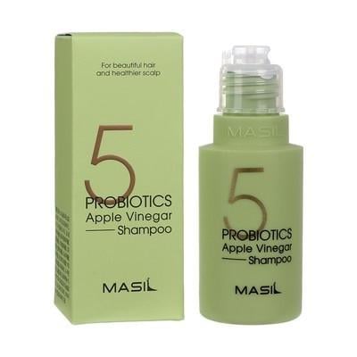 Шампунь безсульфатный с проработками и яблочным уксусом Masil 5 Probiotics Apple Vinegar Shampoo 50 мл (2976427529) Шампунь безсульфатный с проработками и яблочным уксусом Masil 5 Probiotics Apple Vinegar Shampoo 50 мл (2976427529)