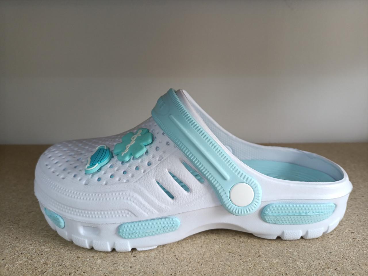 Сабо женские р. 39 Белый (2786475755)