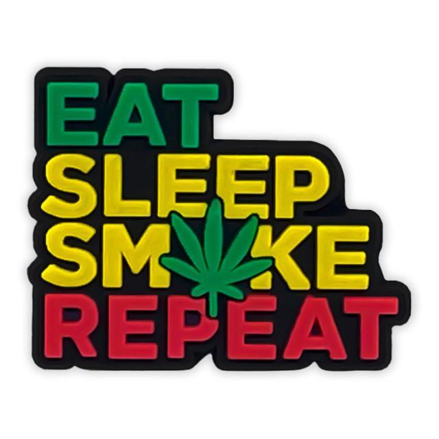 Джибитсы для кроксов EAT SLEEP SMOKE (HYB212-02)
