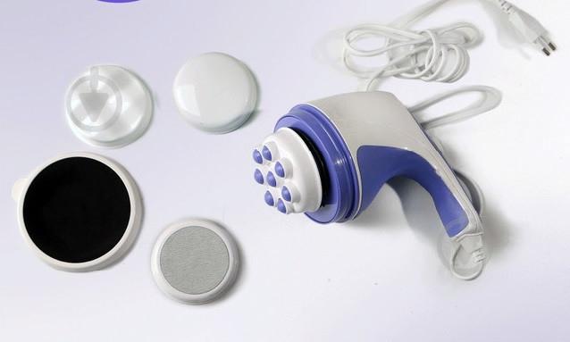 Массажер для тела Relax and Spin Tone Релакс-н-Тон 5 насадок Белый с синим (258578) - фото 3 Массажер для тела Relax and Spin Tone Релакс-н-Тон 5 насадок Белый с синим (258578) - фото 3