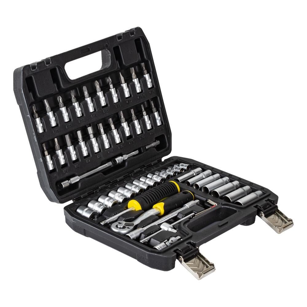 Набір насадок торцевих і біт Sigma CrV 1/4" 53 шт. (6003521) Набір насадок торцевих і біт Sigma CrV 1/4" 53 шт. (6003521)