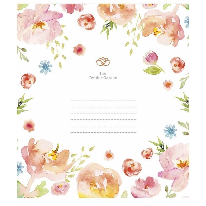 Шкільний зошит Tender Garden 024-3378L-3 в лінію 24 аркуша (RLT43345)