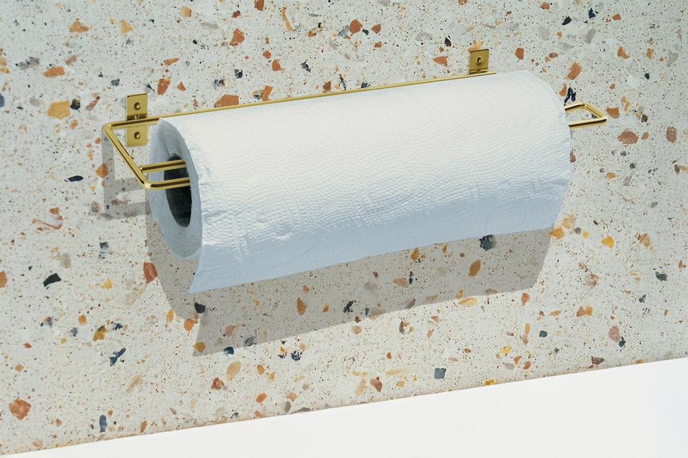 Держатель бумажных полотенец AWD interior 33,3х9,3х3,7 см Золотой (AWD02092010) - фото 3 Держатель бумажных полотенец AWD interior 33,3х9,3х3,7 см Золотой (AWD02092010) - фото 3